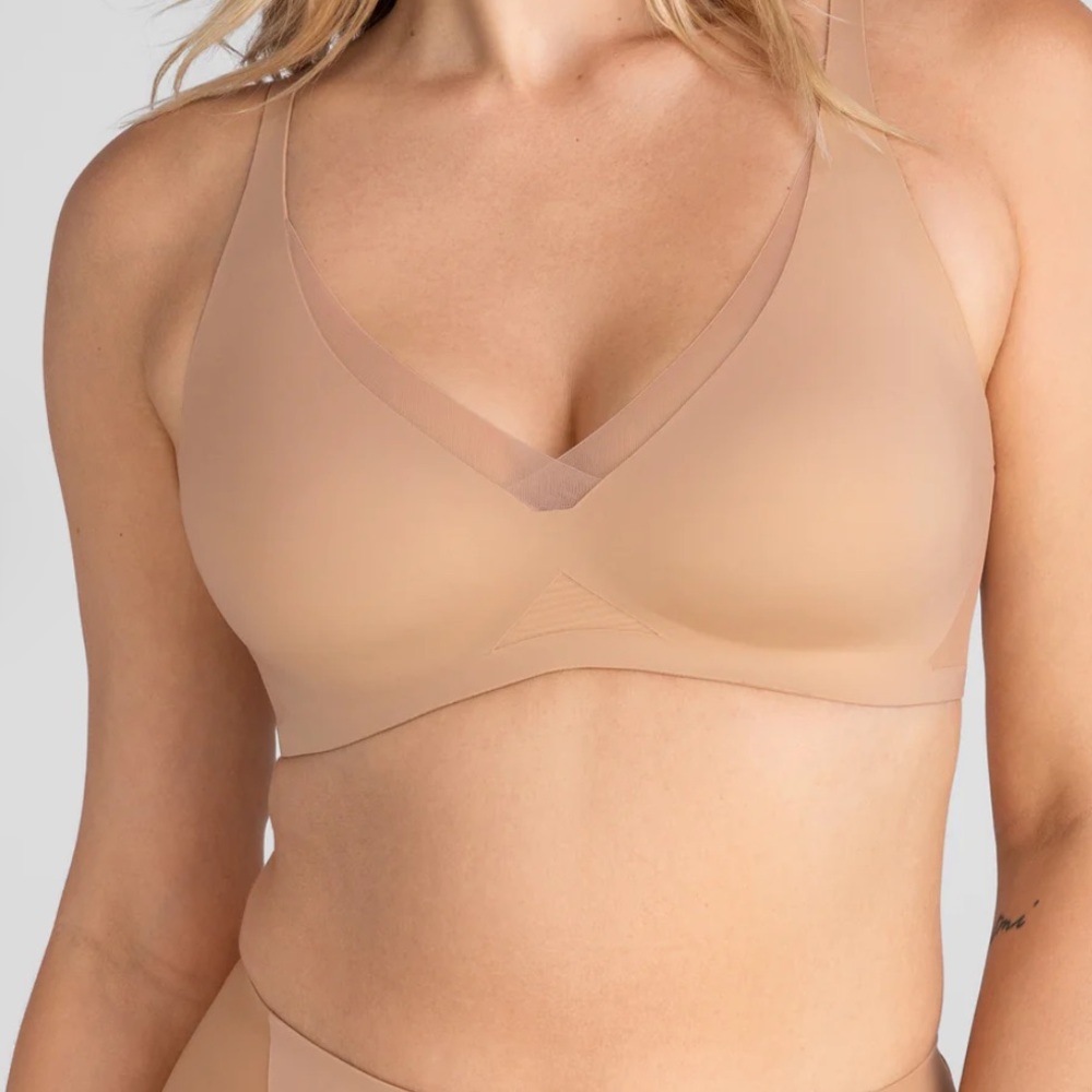 Honeylove CrossOver V-Neck Nude/Sand Bra